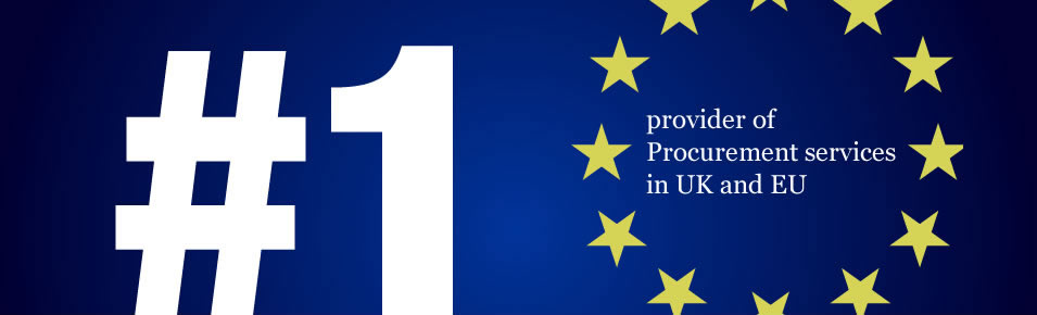 Number 1 provider of Procurement Services in UK and EU